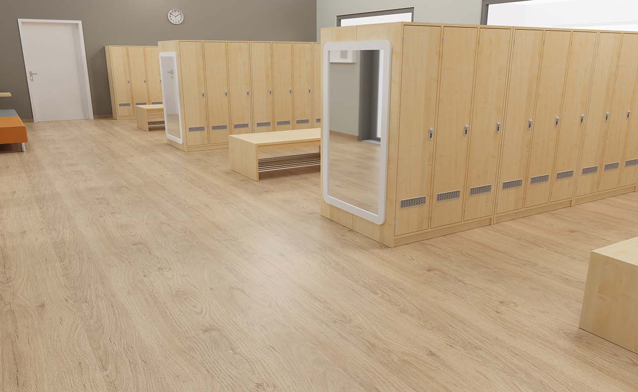 Garderobe Ordentliche Ecke Ausschnitt mit Flexeo Armadio Garderobenschränken und EduCasa Spiegeln