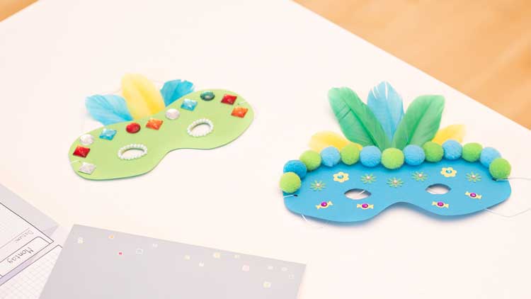 faschingsmaske basteln kinder