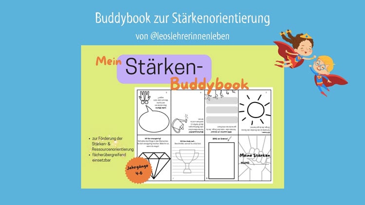 Arbeitsblätter: Buddybook