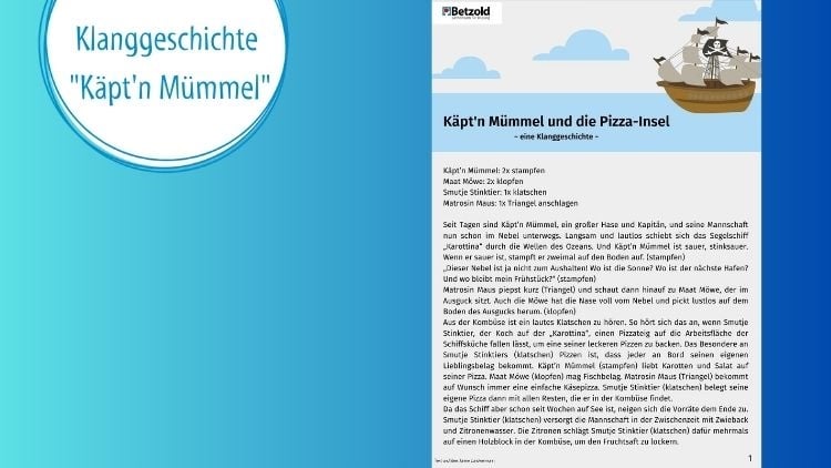 Klanggeschichte: Käpt'n Mümmel