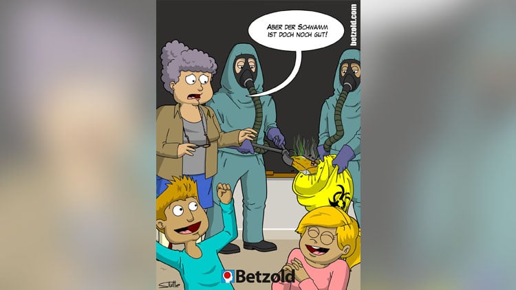 Comic: Der Tafelschwamm ist doch noch gut?!
