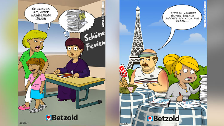 Comic: Vorurteile gegen Lehrer