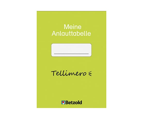 Anlauttabelle, Schüler-Heft