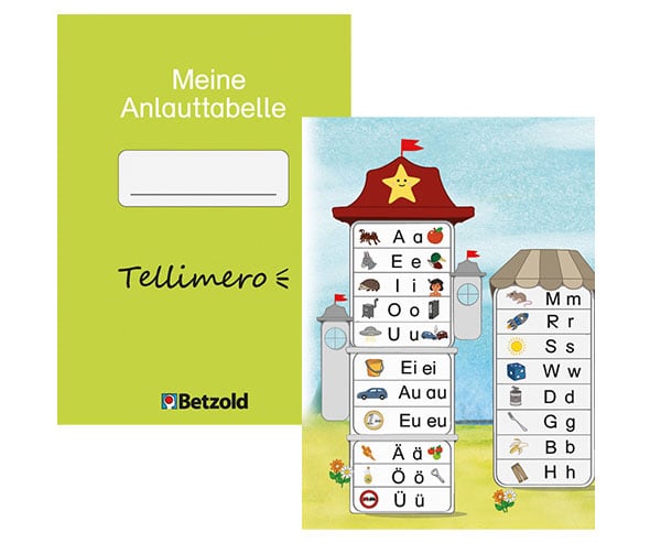 Tellimero Anlauttabelle, Schüler-Heft