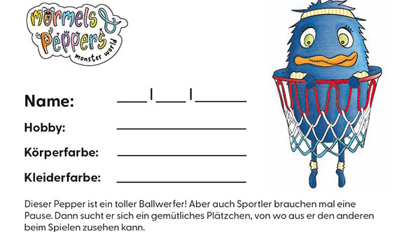 Vorschau Arbeitsblätter „Dunkelblaue Pepper“