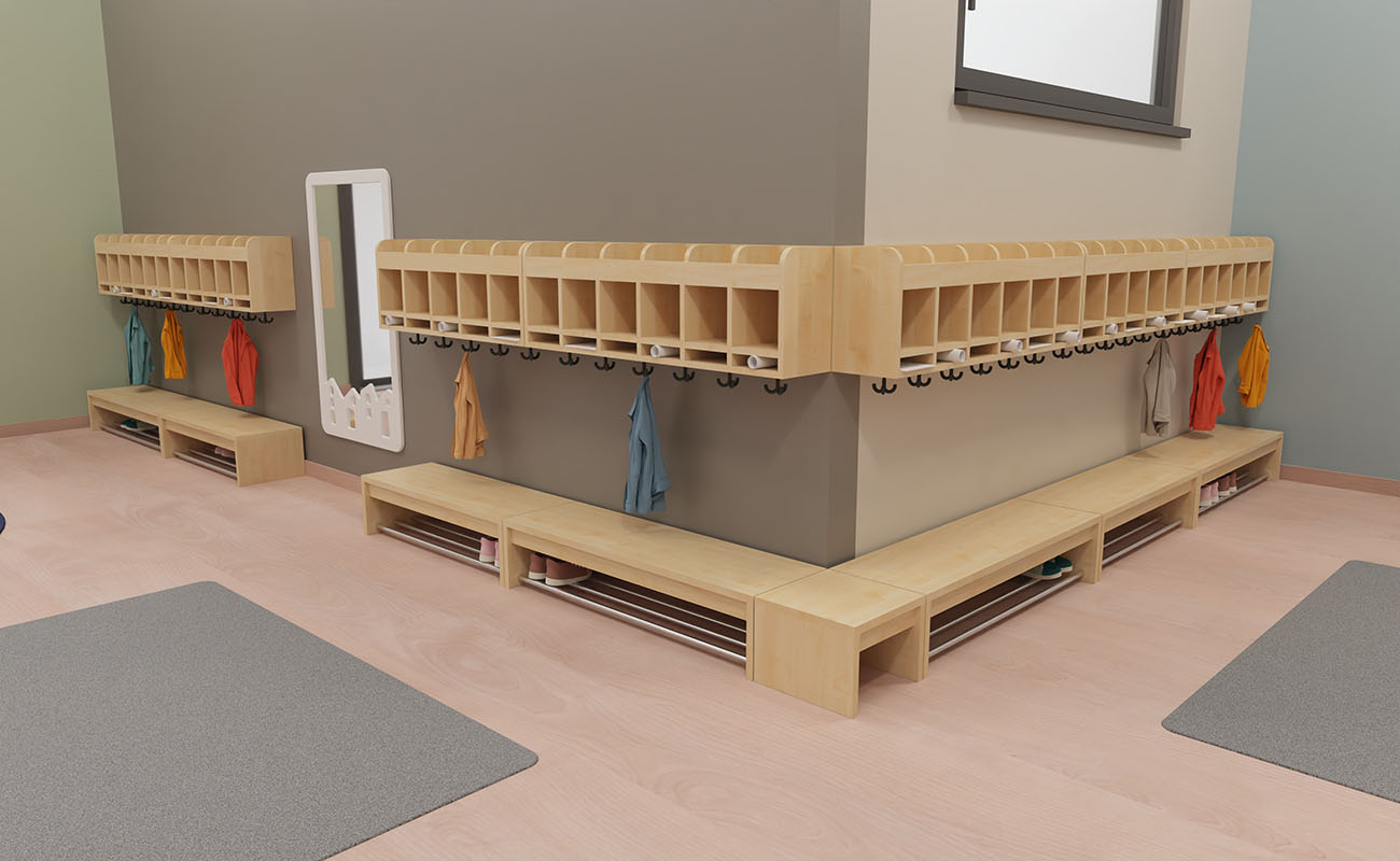 Garderobe Hereinspaziert Garderobe Hereinspaziert Ausschnitt mit Flexeo Armadio Garderobe und EduCasa Spiegel Haus