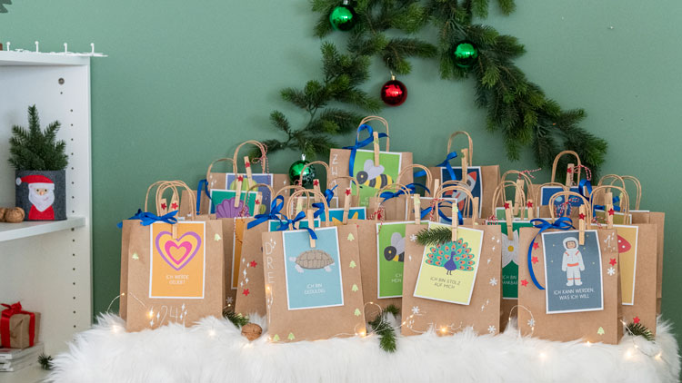 Adventskalender mit Affirmationskarten