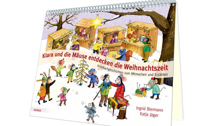 Ein Hilfsmittel, um Geschichten in größeren Gruppen zu erzählen ist das Kniebuch.