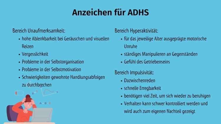ADHS Anzeichen