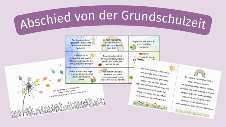 Abschied von der Grundschulzeit