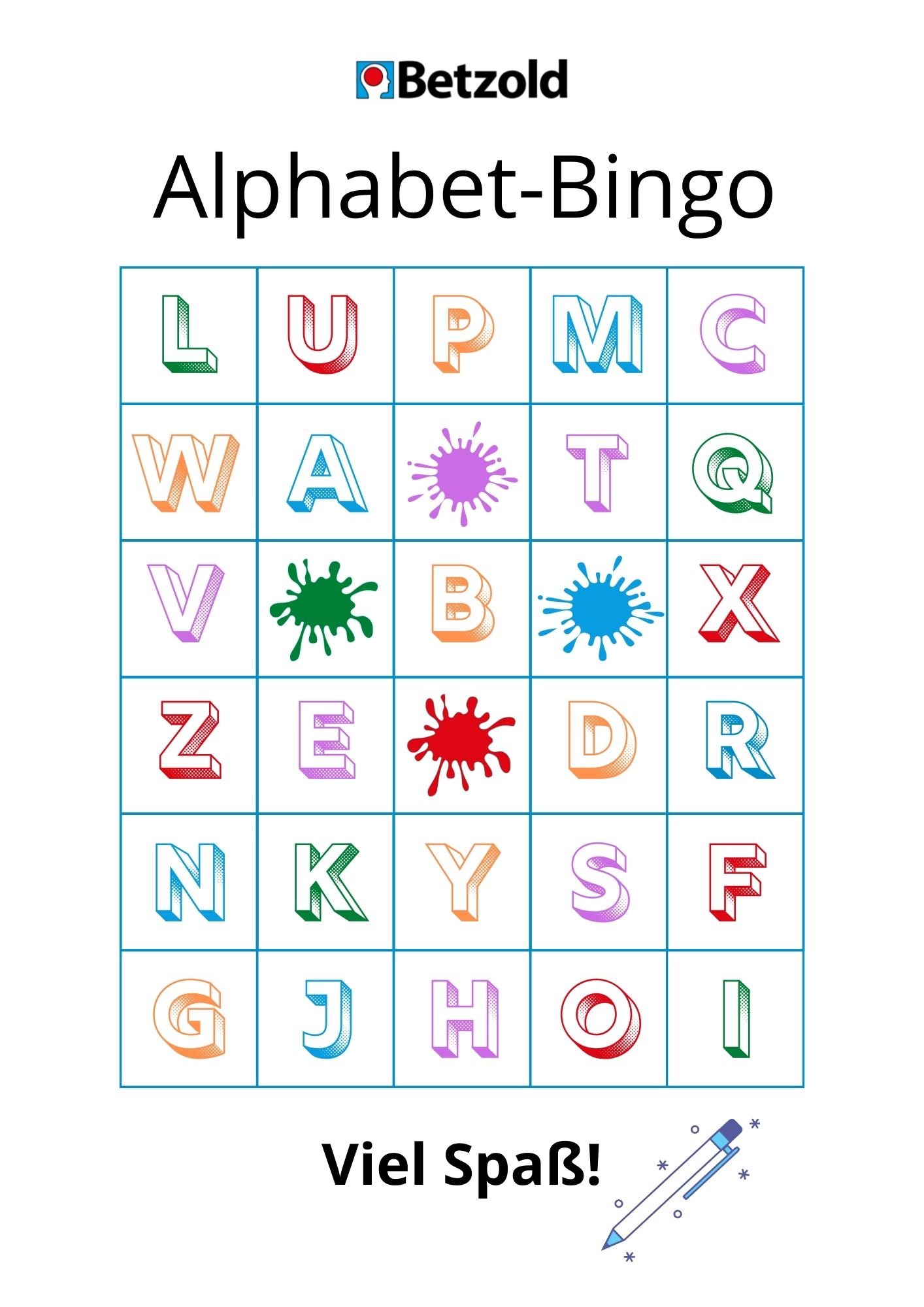 Alphabet-Bingo