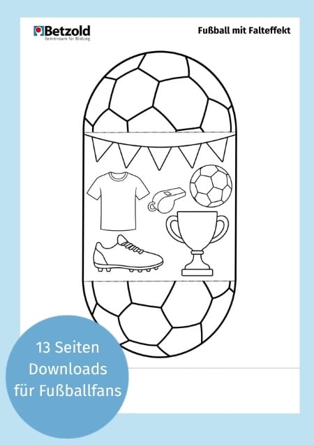 Faltfußball: Vorlage