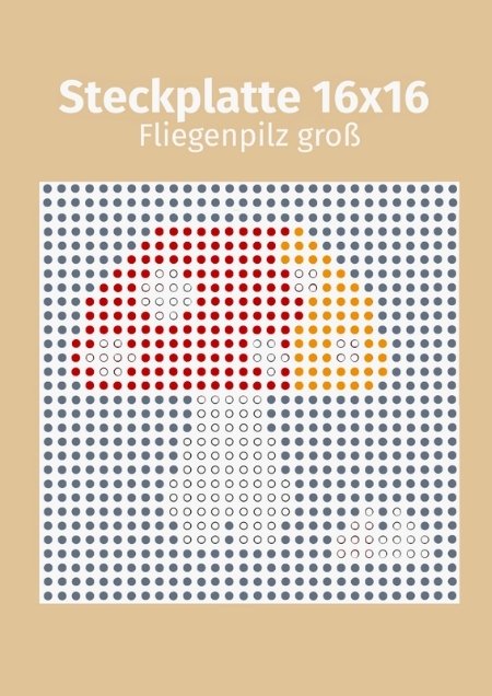 Steckvorlage: Fliegenpilz