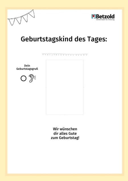 Geburtstagskind des Tages