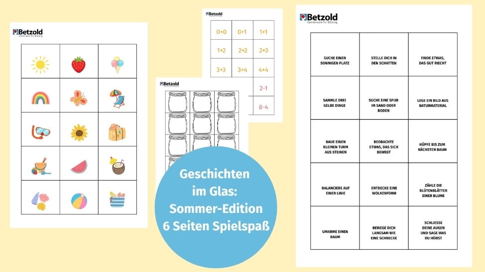 Vorlage: Geschichten im Glas - Sommer