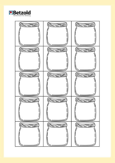 Gutscheine im Glas: Gläser Kindergarten