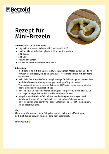 Rezept: Brezeln backen