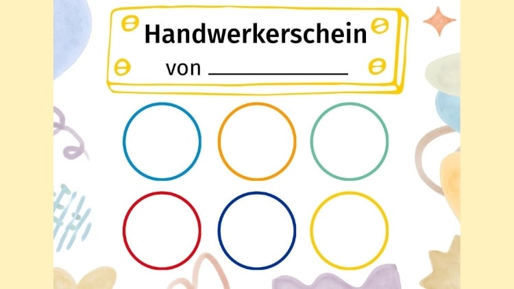 Vorlage: Handwerkerschein