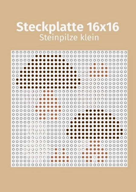 Steckvorlage: Steinpilz