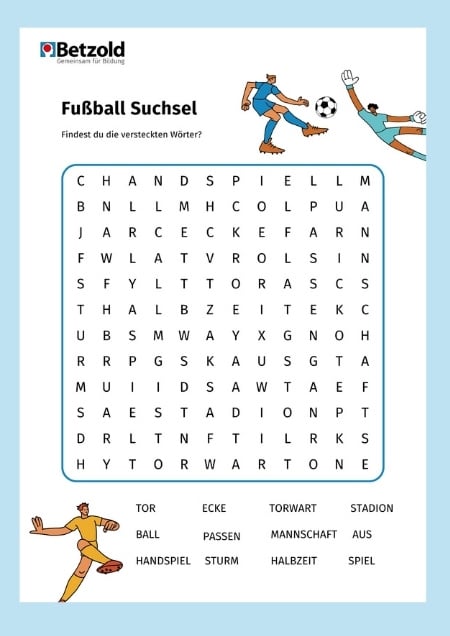 Fußball-Suchsel