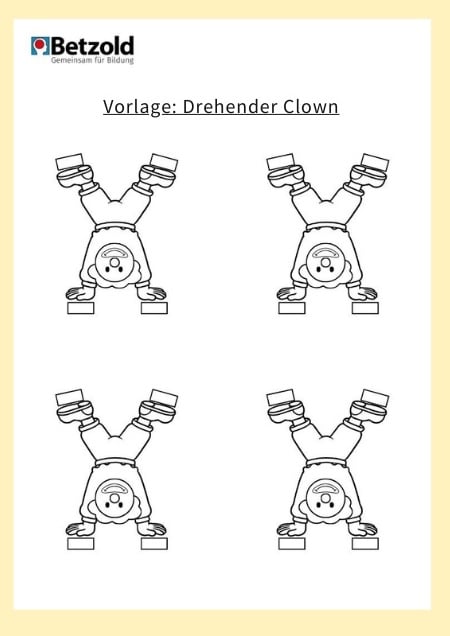 Vorlage: Drehender Clown