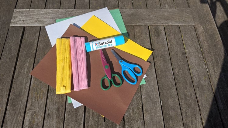 Material für Bastelidee
