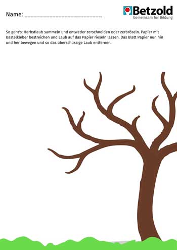 Vorlage: Laubbild