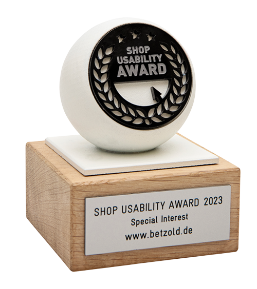 Auszeichnung Shop Usability Award 2023