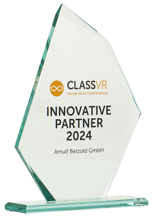 Foto des Awards ClassVR Innovative Partner 2024 für Arnulf Betzold GmbH