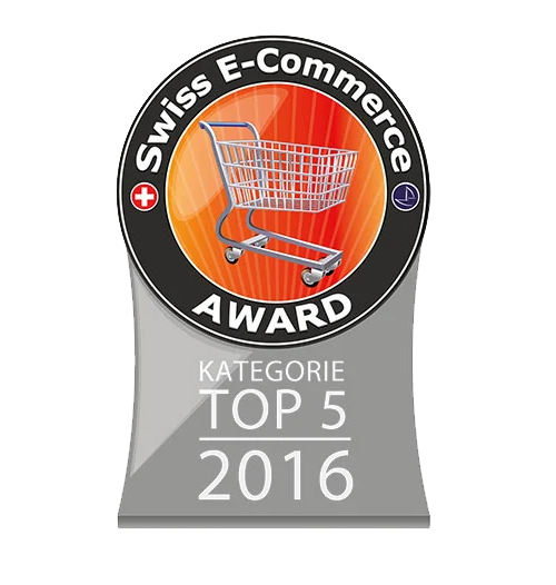 Nominierung Swiss E-Commerce Auszeichnung 2016