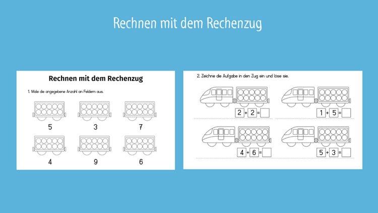Rechnen mit dem Rechenzug