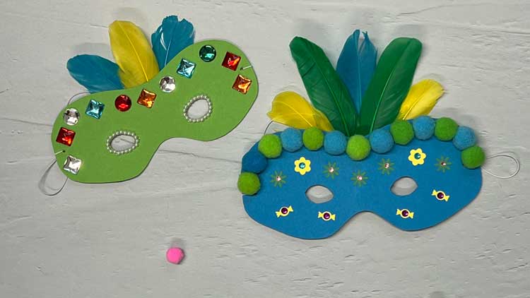 faschingsmaske basteln kinder