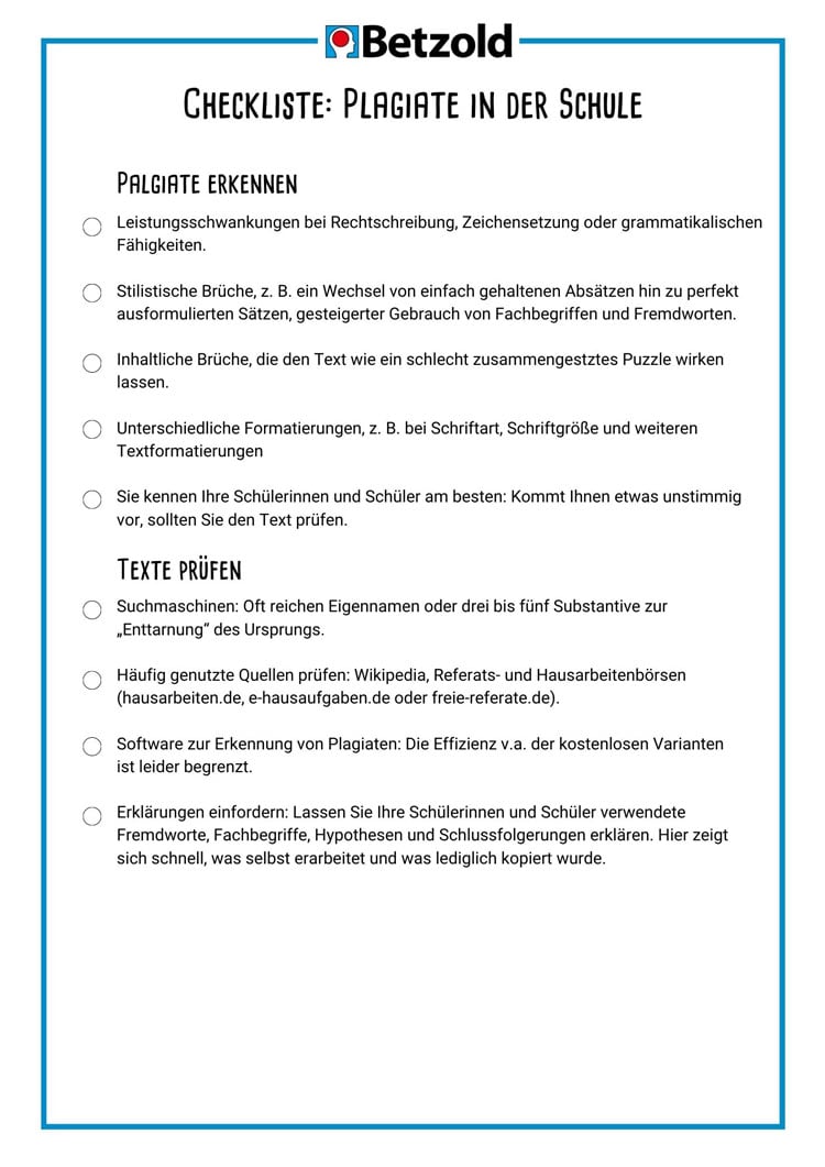 Warum sind Plagiate schlecht?