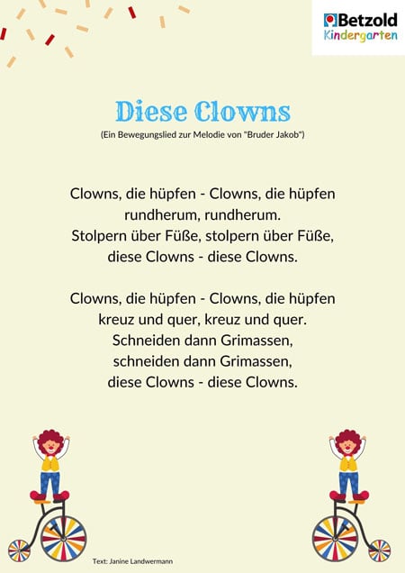 Mitmachreim: Diese Clowns