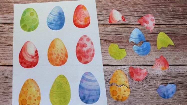 Vorlage: Eierpuzzle