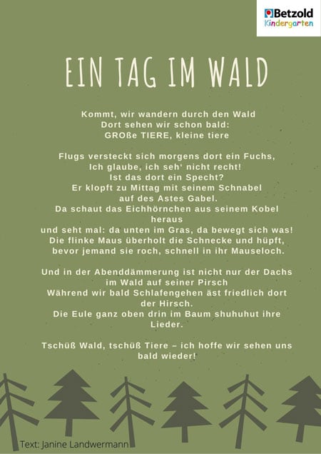 Reim: Ein Tag im Wald