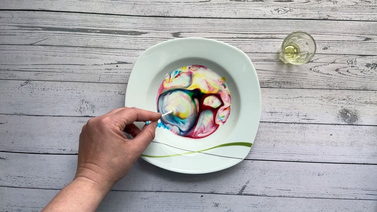 Experiment: Farbe in Milch