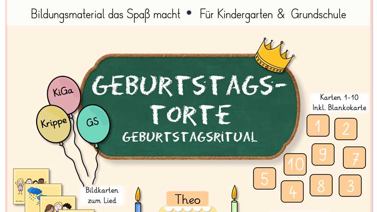 Alltag: Geburtstag im Kindergarten
