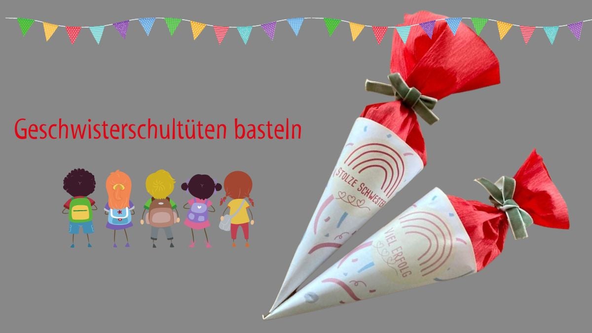 DIY Mini Schultüten selber basteln