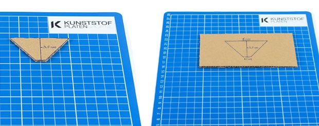 DIY-Hologramm - Schablone aus Pappe erstellen