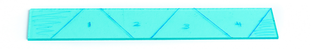 DIY-Hologramm - Plexiglas mit Schnittzeichnung