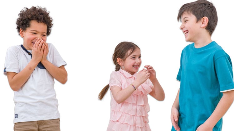 Kinder haben Spaß
