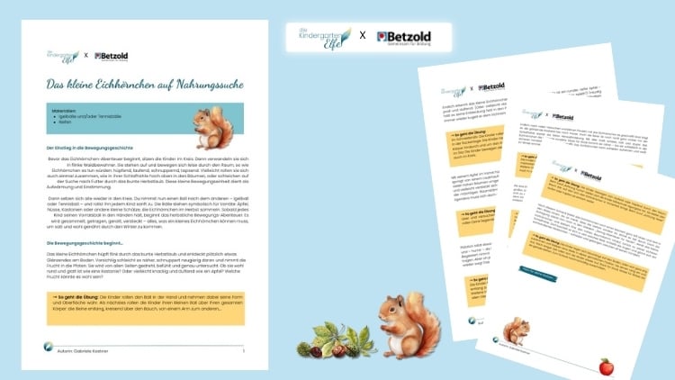 Bewegungsgeschichte: Eichhörnchen