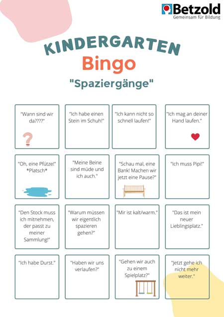 Bingo: Spaziergang