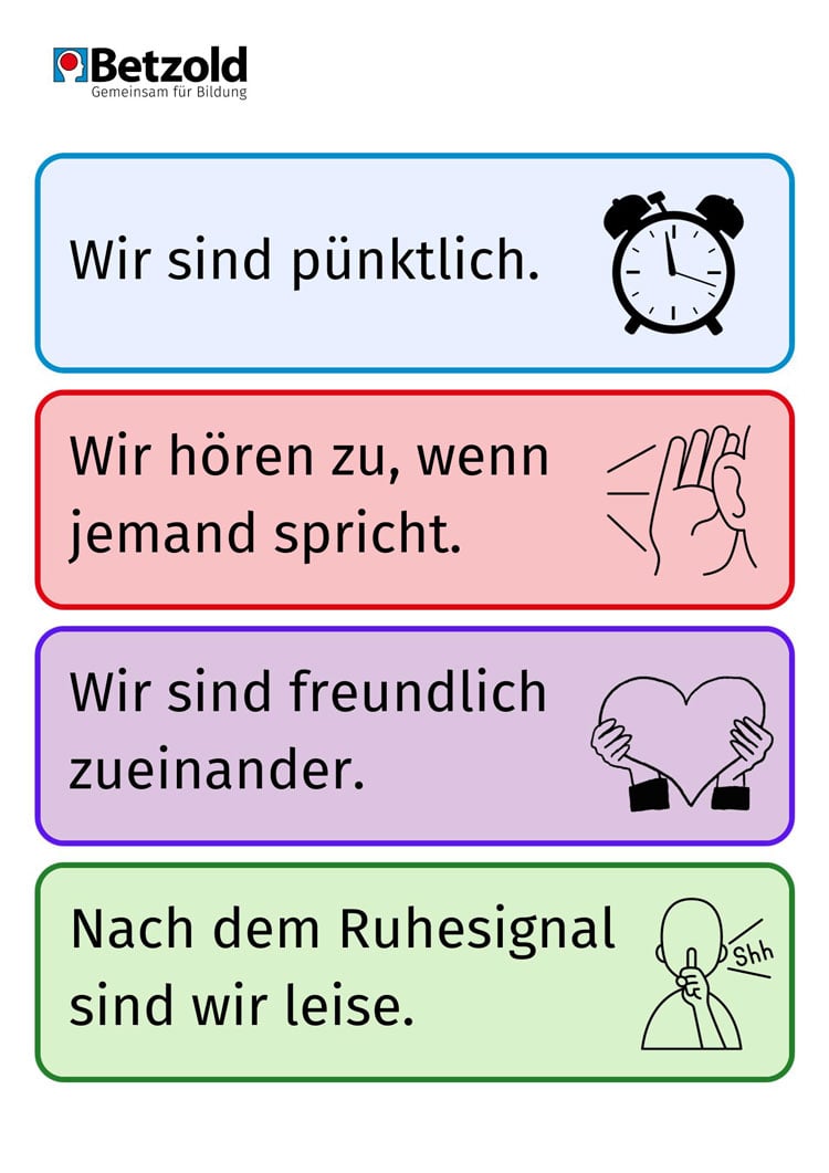 Klassenregeln Grundschule