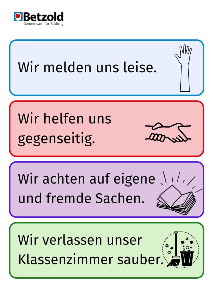 Klassenregeln Grundschule