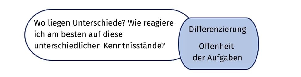 Text: Differenzierungg und Offenheit der Aufgaben