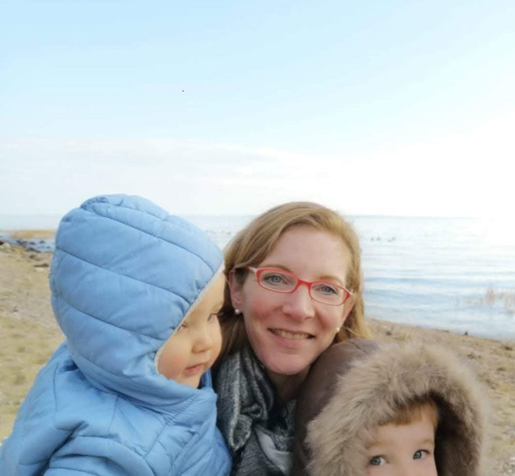 Autorenfoto Janine Landwermann und Kinder