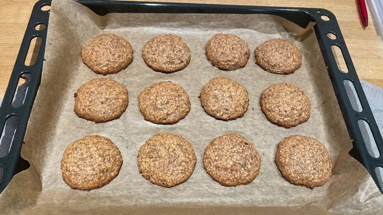 Lebkuchen werden mit wenig bis gar keinem Mehl hergestellt.