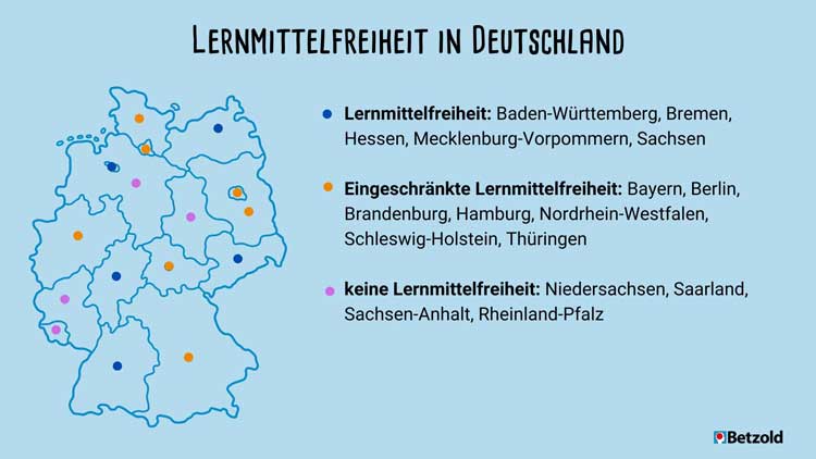 Karte Lernmittelfreiheit